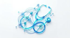의료 마케팅 컨셉의 3D 일러스트레이션